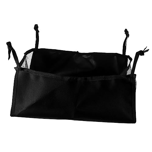 EXAOMBLE 車椅子用収納バッグ ポータブル メッシュ座席下オーガナイザー 折りたたみ式 軽量 防水 大容量 車椅子アンダーバッグ 高齢者 障害者用