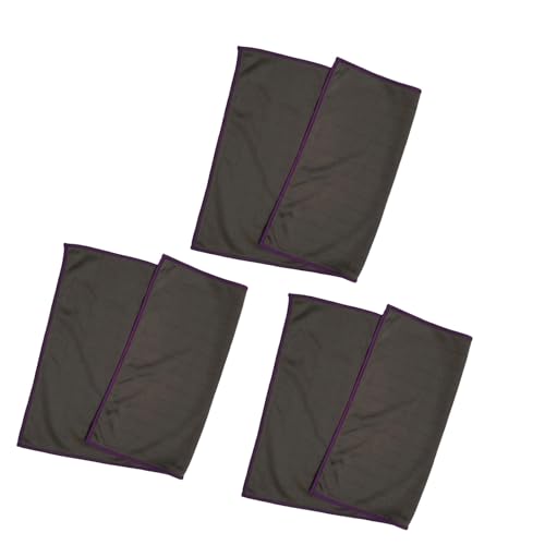 3 toallas de limpieza de microfibra de fibra de carbono que no rayan, eficaz en superficies de vidrio, electrodomésticos, paño de limpieza de microfibra sin rayas