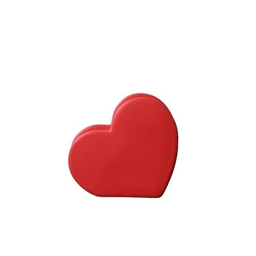 Kunyos C Vase Simple Erami Heart-Shaped Vase Ornaments, Living Room Entrance Dry Flower Arrangement, Home Soft Decoration Rafts Erami Vase(C)