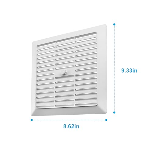 Rejilla de reemplazo QQZ para ventilador de extracción NuTone 686, cubierta de repuesto G686N para baño miniatura 2