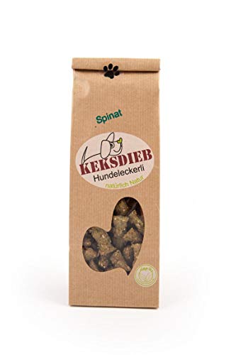 keksdieb Hundeleckerli Spinat-Power-Kissen 100g