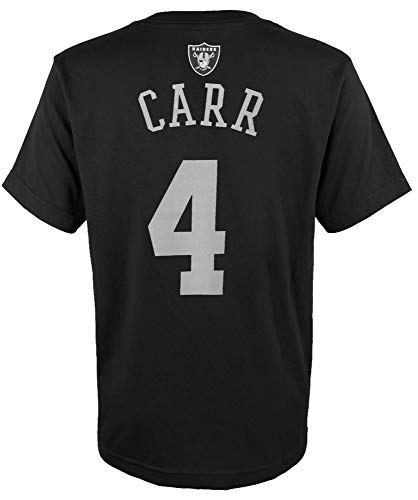 Image of NFL Kids Youth Team Color Alternate Mainliner Name and Number Player T-Shirt