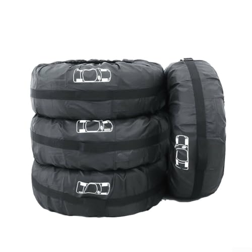Prácticas bolsas de 4 piezas para neumáticos SUV, protección estacional para neumáticos de repuesto (S)