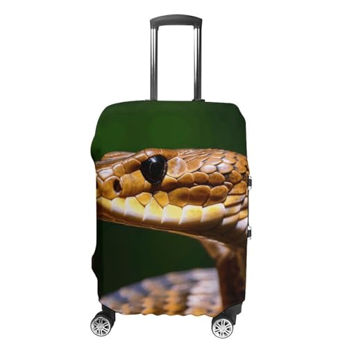 Cobra Snake Travel Luggage Cover Anti-scratch Suitcase Cover Elastic Suitcase Protective Cover Fits 19-32 Inch Luggage L