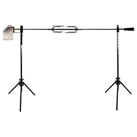 OneGrill Premium 53 Inch Open Fire Tripod Rotisserie System