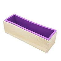 Algopix Similar Product 8 - XHaibei Soap Silicone Loaf Mold Wood
