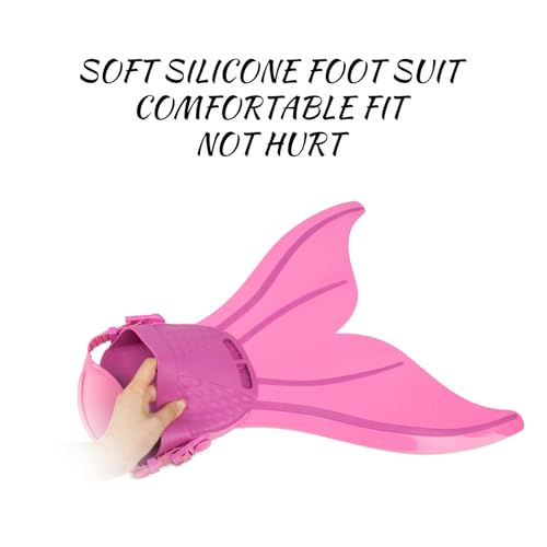 Superband Mermaid Monofin, Swim Fin for Kids, Girls, Boys, Monofin Mermaid for Swimming - Thumbnail 4