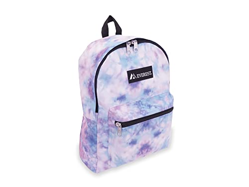 Everest Unisex-Adult's Basic Pattern Backpack, Purple, One Size
