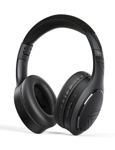 PowerLocus Casque Bluetooth sans Fil, Casque Audio avec Microphone, 60 Heures, 3 EQ Modes, Casque...