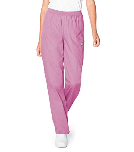 Landau Scrub Zone Relaxed Fit 3-Pocket Elastic Cargo Scrub Pants for Women 83221