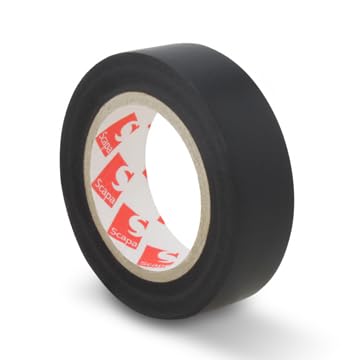 GWS Scapa 2702 Premium Elektro-Isolierband PVC, 130 µm, 15 mm x 10 m, schwarz 100 Rollen