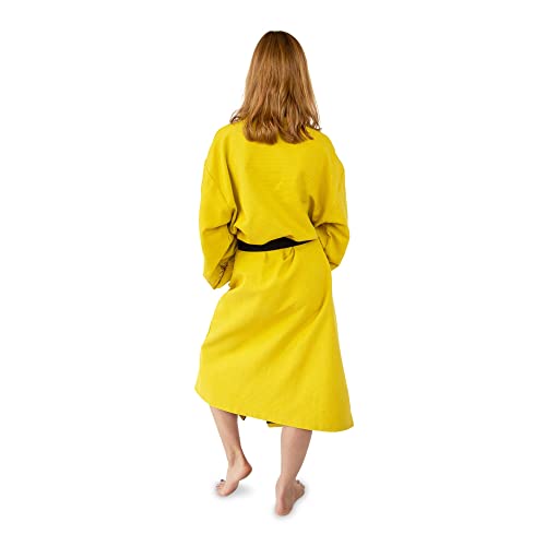 Robe Factory Star Trek: The Original Series Waffle-Weave Cotton Adult Bathrobe | Gold Command3