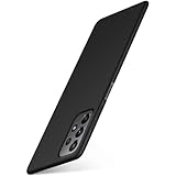 moex Alpha Coque de protection ultra fine pour Samsung Galaxy A23 5G   Ultra fine   Ultra Air Hybrid PC   Noir mat