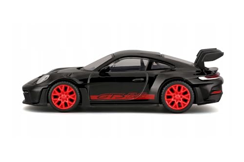Porsh 911 GT3 RS Sports Car Negro/Rojo 1:43 miniatura 5