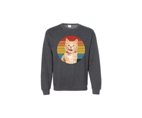 Retro Pet Picture Sweatshirt, Family Pet Custom Image Sweatshirt, Customized Vintage Picture Dog Sweatshirt, Animal Lover Gift Sweatshirt, Cute Cate Animal Owner Sweatshirt4