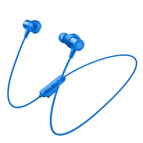 SoundPEATS Q40 HD Sports Neckband Headphones with LDAC Hi-Res Audio & Bluetooth 6.0 Stable Connection, IP67 Waterproof Wireless Earbuds, 20H Playtime for Running Gym, Fast Charge Dual Pairin