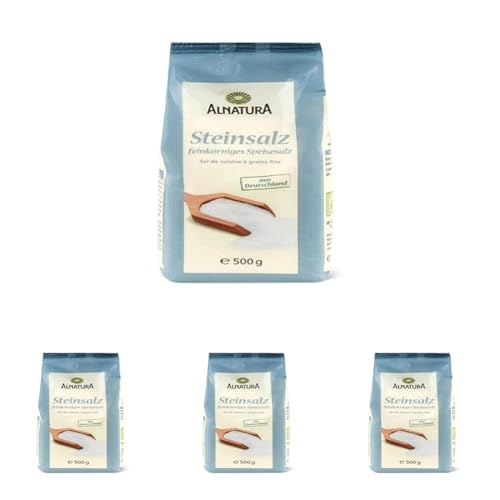 Alnatura Steinsalz, 500 g (Packung mit 4)