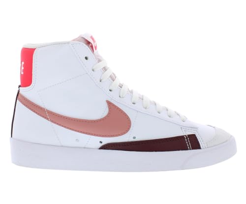Image of Nike Blazer Mid '77 Next Nature Womens Shoes Size 12, Color: White /Red Stardust