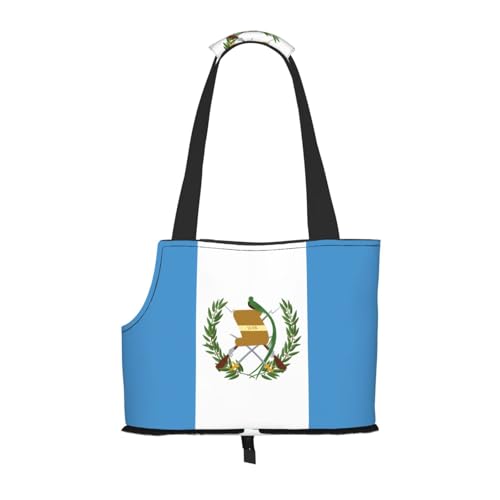 Flag of Guatemala Pet Tote Bag - Waterproof and Wear-Resistant Portable Shoulder Bag for Small Dogs and Puppies