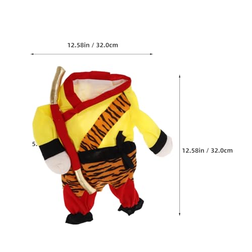 Disfraz Sun Wukong para perro pequeño multifuncional miniatura 2