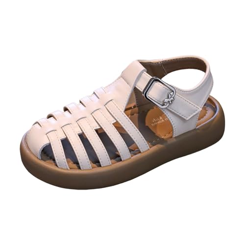 IWIHMIV Kids Sandals Open Toe Girl Summer Beach Shoes for Outdoor Toddler Comfortable Breathable Soft Sole Sandals