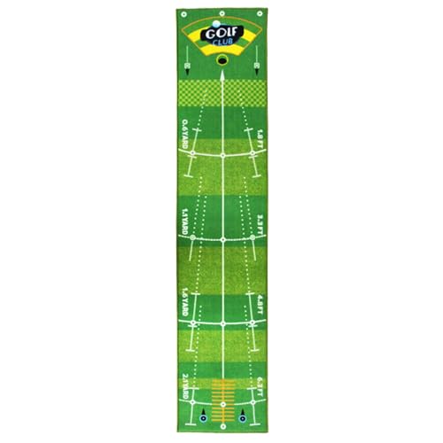 Tapis vert de golf d'entraînement pour le bureau et la maison avec base antidérapante stable