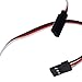 Nvwadayu 3-Pin Servo Extension Wire Lead Female to Male, JR Plug Connector, RC Servo Extension Wire Connectors, Remote Control Parts for RC Car Drone Quadcopter Aircraft ETC. (15cm-5pcs)