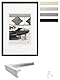 walther design Bilderrahmen silber 30 x 40 cm Aluminium Chair Alurahmen AJ040S