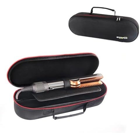 Affogato Travel Carrying Case for Dyson Airstrait/Hair Straightener Shark FlexStyle, Layer Hair Accessories Tools Storage Bag, Water Resistant Storage Organizer Bag for Airwrap Styler Cover