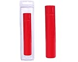 PYTHON Super Tack Racquetball Gummi Grip (glatt, extra kl & Dünn/Clear, Schwarz, Blau, Rot, Weiß erhältlich), rot