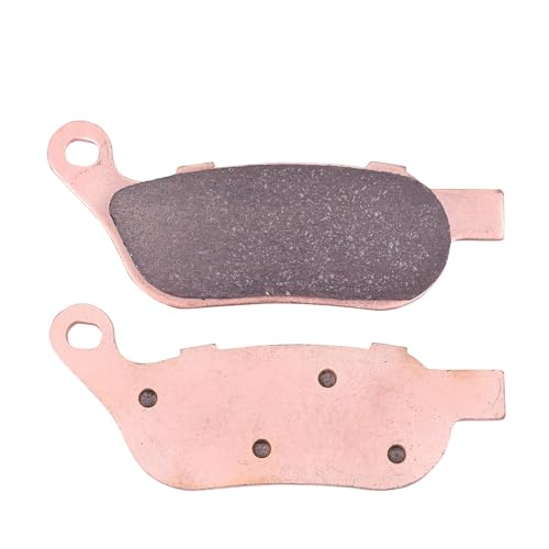 Juego de pastillas de freno delanteras y traseras for Road King 1690, Low Rider 1584 y Wide Glide 1584(1pair Copper Rear)