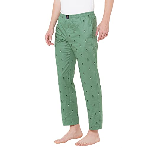 Image of Urban Scottish Men's Lounge Pants 100% Cotton Men's Lounge Night Pant Comfortable Leisure-Wear Lower with an Elastic Waist-Band and Regular Fit Track Pants, Machine Washable Stay at Home