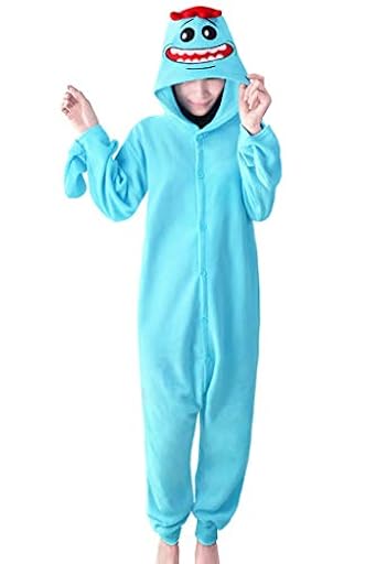 wotogold Pijamas de Rick Azul Animal Trajes de Cosplay Adultos Unisex Blue | Ya disponible en tu tienda friki favorita! En mundofriki.es!