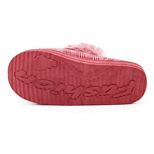 Image of VRITRAZ Women's Comfort Slip On Closed Toe Warm Winter with Cute Design print House Clog Indoor Slipper