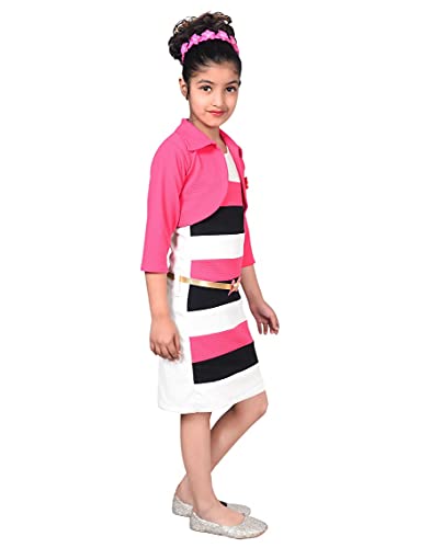 Image of Sky Heights Girl's Cotton Blend Pencil Knee-Length Dress