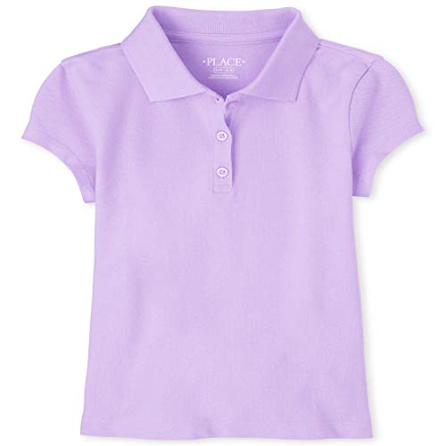 Image of The Children's Place baby-girls And Toddler Short Sleeve Ruffle Pique Polo
