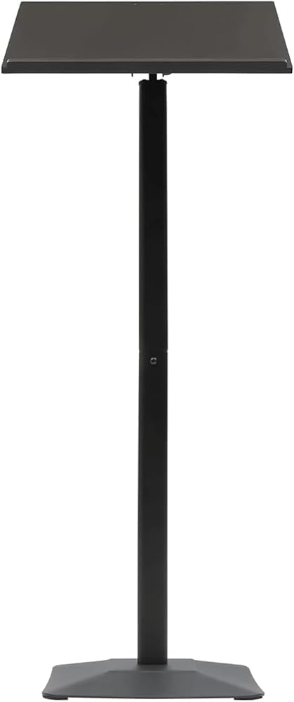 Atril moderno con base de hierro pesada y tablero de acrílico inclinable hasta 90 grados