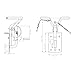 Steel DAVITS Set Rugged Locking 110KG Capacity Yachts Boats