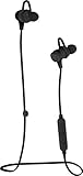 AmazonBasics Wireless Bluetooth Fitness Headphones Earbuds with Microphone, Black (Renewed)