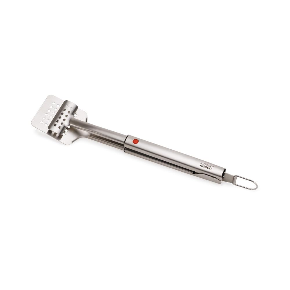 Pince BBQ 2-en-1 Joseph Joseph GrillOut en acier inoxydable pour grillades