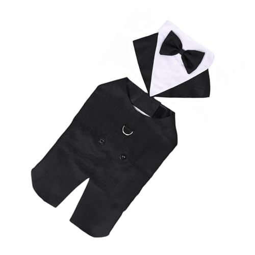 Disfraz de esmoquin formal para perro talla XL