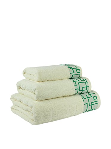 Flor De Algodón Set Toalla 3 Uds. Diana 400 G Beige 30X50/ 50X100/ 100X150 cm Cover
