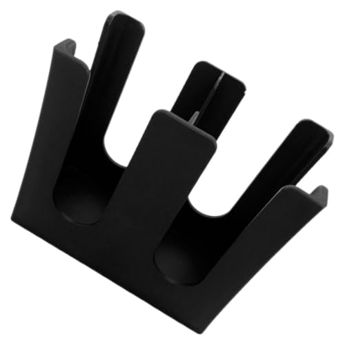Porte-gobelet en acrylique noir pour stopper le désordre des gobelets en plastique de bureau
