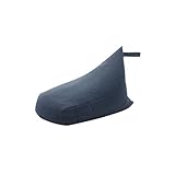 セルタン 幅約55cm へたりにくいスゴビーズ 三角 クッション ネイビー 日本製 A1036a-626DBL