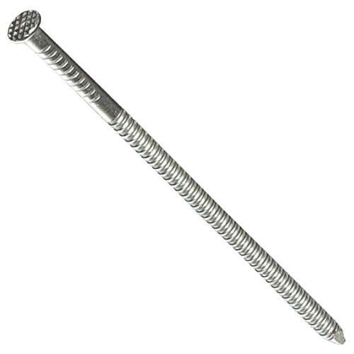MAZE NAILS SS5WS-5 Stainless Steel Ring Shank Siding Nail, 5-Pound 5D 1-3/4