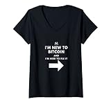Photo Gallery donna i m new to bitcoin and want to fix it satire for bitcoiners maglietta con collo a v Photo Gallery donna i m new to bitcoin and want to fix it satire for bitcoiners maglietta con collo a v