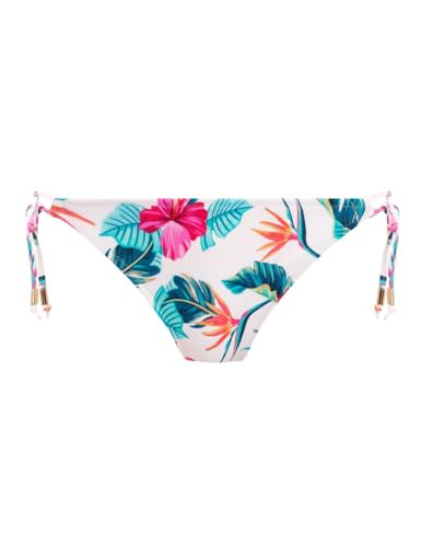 Freya Palm Paradise Tie-Side Bikini Bottom L, White4