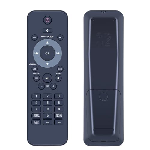 TNNBNT Telecomando RC31A-T2 for Philips DCM1070 DCM2055 MCM1050/B MCM3050 DCM3060 DCM2020 DCM2060 MCM2050 MCM2000 Micro Music System