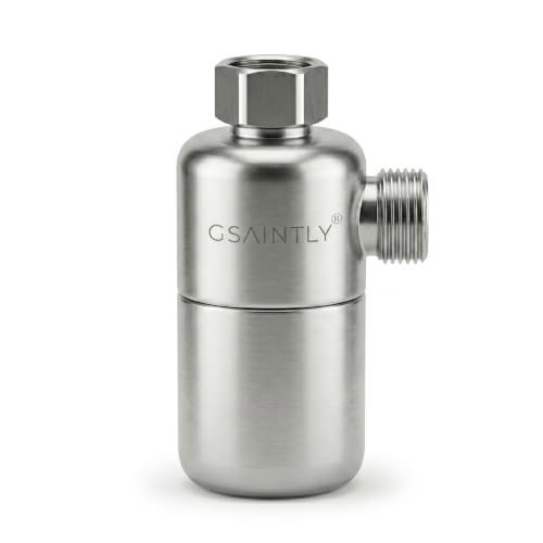 Image of Reusable Water Filter, 304 SS Sediment Filter for Bathroom Water Heater, Washing Machine, Dishwasher & Shower Faucet | Screen Filter with Leak-Proof Gasket | G 1 /2'' Thread (Side Outlet)