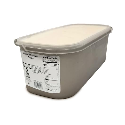 Image of G.S. Gelato Gelato Tub 5 Liter, Pack of 1 (Vanilla Indonesian)